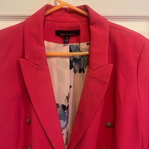 White House Black Market- Women's Pink Double-Breasted Blazer